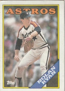 FREE SHIPPING-GOOD-1988 Topps Nolan Ryan Houston Astros #250 PLUS BONUS CARDS - Picture 1 of 1