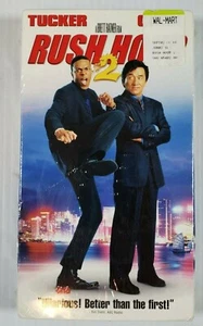 Rush Hour 2 Jackie Chan Chris Tucker Action Comedy NEW SEALED VHS 2001  - Picture 1 of 3