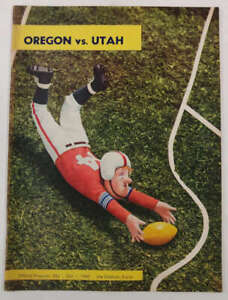 Oct 1 1960 Oregon Ducks vs Utah College Football Program EX