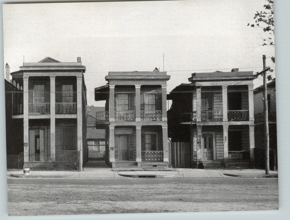Walker Evans 1938 Vintage Americana Casas Nueva Orleans Foto Original Grabado Foto 1 de 1