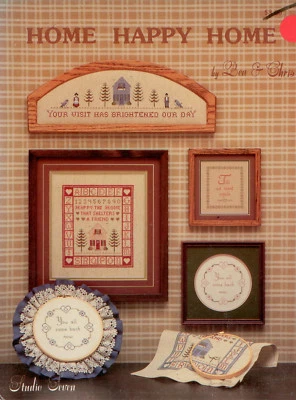 Home Happy Home Cross Stitch Pattern - Studio Seven - Bea & Chris - Samplers - Image 1 of 2