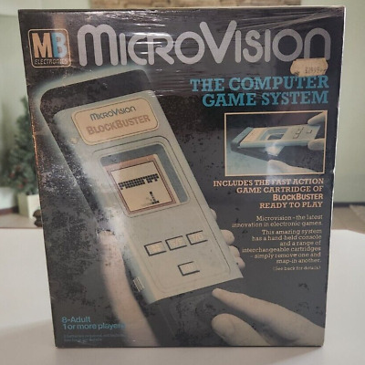 NEW MICROVISION vintage electronic handheld game console EUROPEAN version SEALED