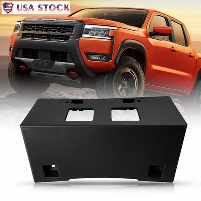 Soporte de matrícula frontal de plástico para Nissan Frontier 2020 2021 2022 2023 2024 Foto 1 de 4