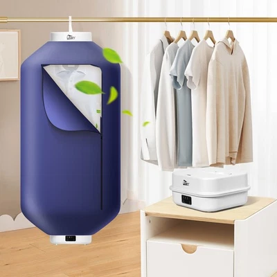 Uten 600W Elektrisch Trockner Wäschetrockner Warmluft Trockenschrank Tragbarer - Bild 1 von 4