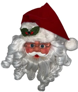 Vintage Talking Music Santa Claus Head Christmas Motion Activated. Tested! - Picture 1 of 3