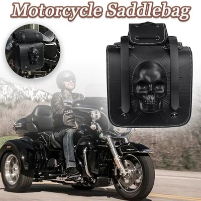 Motorcycle Bag Tool Side Bag Fit For Kawasaki VULCAN VN400 VN800 - Image 1 of 4