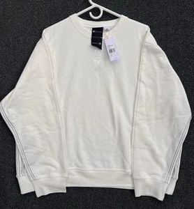 Adidas x Alexander Wang White Ivory XL Crewneck NWT - Picture 1 of 6