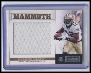 2011 Panini Playbook #28 Marques Colston Mammoth Materials #/99 - Picture 1 of 2
