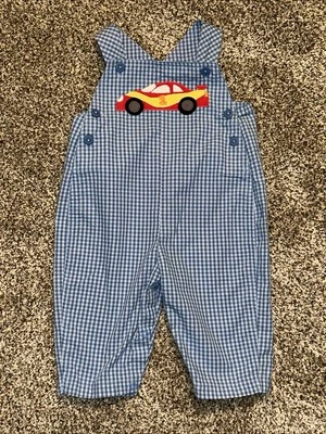 ZU by Petit Ami Race Car Jon Jon/Longall/Overall 12 Months - Image 1 of 4