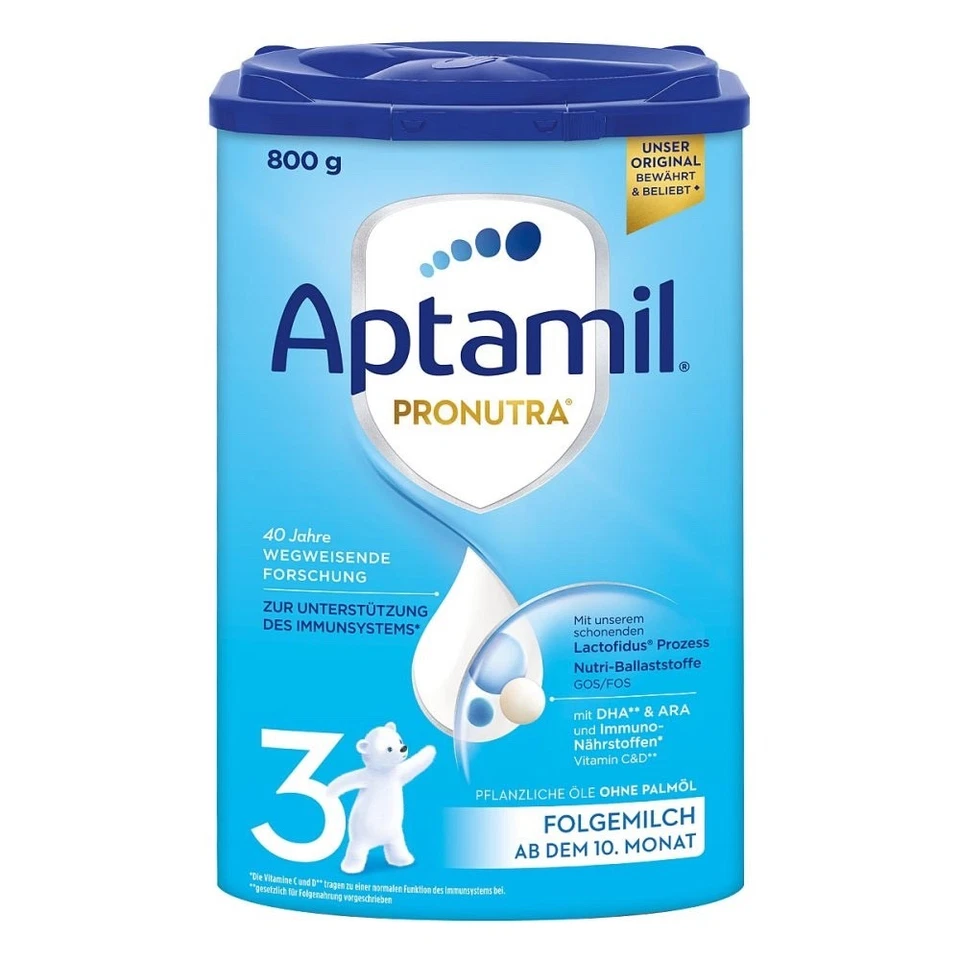 ✅ Milupa Aptamil 3, 800 g PZN 03352952 - Bild 1 von 1
