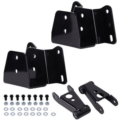 Kit de colgadores de grilletes bajantes niveladores de caída de 4 pulgadas para Ford F150 F100 1973-1996 Foto 1 de 4