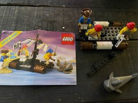 Lego 6257 Castaways Raft Vintage Incomplete With Instructions