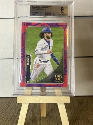 BO BICHETTE 2021 TOPPS TRANSCENDENT COLLECTION VIP PARTY SSP 1/1 One Of One - Image 1 of 2