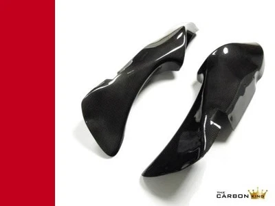 CUBIERTAS DE ADMISIÓN DE AIRE DE CARBONO DUCATI 748 916 996 998 TEJIDO LISO BRILLO PAR FIBRA Foto 1 de 4