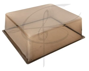 Vintage Dual 1212 1216 Dust Cover VG to Ex condition 15x17x5.5" Smoked United - Picture 1 of 7