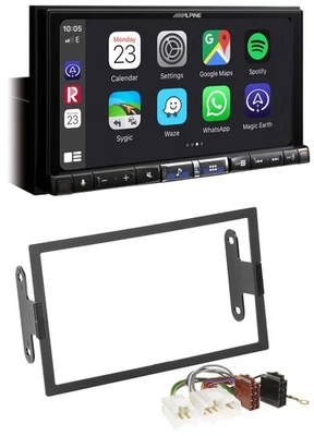 Alpine 2DIN DAB USB MP3 Bluetooth Autoradio für Nissan Pathfinder Quest Sentra I - Bild 1 von 4