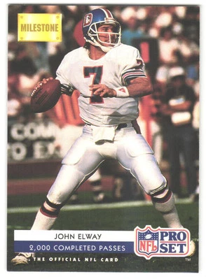 1992 Pro Set John Elway #25 - Image 1 of 2