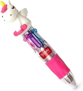 Legami Mini Ball Pen 4 Color Magic Rainbow 2.2x10cm Green Light Blue Purple Pink - Picture 1 of 4