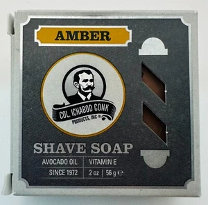 Colonel Conk Shave Soap (2oz/56g) puck size - Amber - Picture 1 of 2