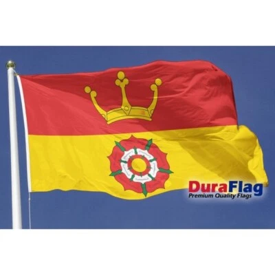 Hampshire New County Flag Table Hand Waving Flags Party Displays Duraflag - Image 1 of 3