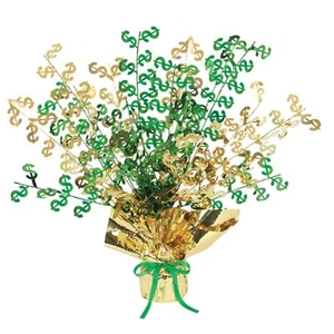 Dollar Sign $ Gleam 'N Burst Centerpiece Party Accessory - New / Sealed - Picture 1 of 2