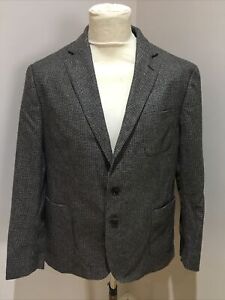 Mens M&S Blazer Size 42S Regular Fit Wool Blend Brown Smart/Evening Jacket