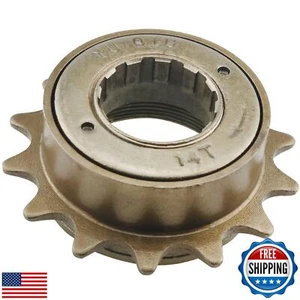 CHENJIN Steel Bike Road Freewheel Bronze 14T Teeth 34MM Single Speed Freewhee - Picture 1 of 5