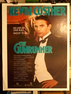 Kevin Costner  the Gunrunner  Original 1989  Movie Poster  40 x 27"  1 sided - Picture 1 of 1