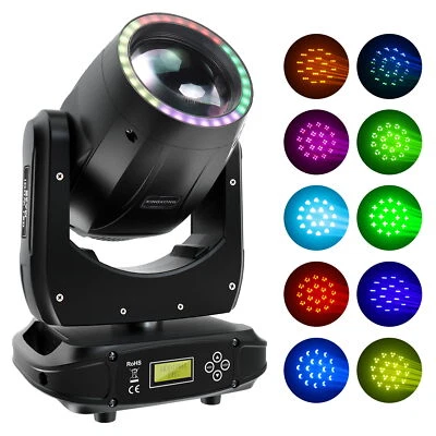 U'King 200W LED Beam Moving Head Light Gobo 8Prism DMX Stage Light DJ Disco Club - Image 1 of 4