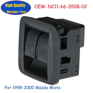 NEW Black Power Window Switch Center Console Fit 1998-2000 Mazda Miata - Picture 1 of 5