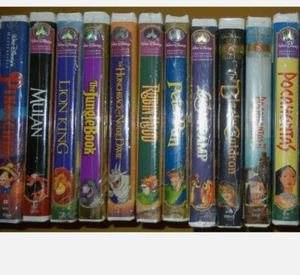 VHS 54 Disney Movies Tapes Huge lot - Black Diamond Masterpiece Film Collection - Picture 1 of 1