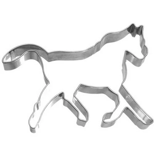 Ausstechform Pferd 11 cm Ausstecher im Trab Birkmann - Bild 1 von 1