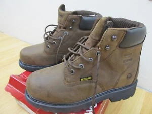 Wolverine Mens size 9 Mckay 6" Waterproof Steel Toe Work Boot Brown - W05679 6 - Picture 1 of 12