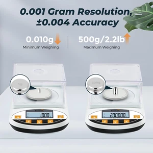 0.001G Electronic Analytical Balance High Precision Laboratory Lab Scale 1Mg ... - Picture 1 of 12