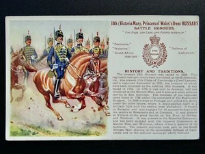 History & Tradition 18th VICTORIA MARYS OWN HUSSARS Postcard Gale & Polden No28a - Picture 1 of 2