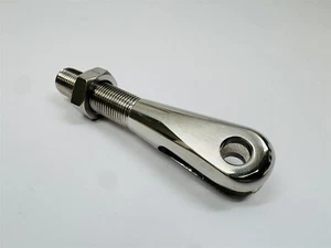 Perno de horquilla de acero inoxidable 3/8" diámetro 5/8-18" rosca fina Chevy Ford Universal - Imagen 1 de 3