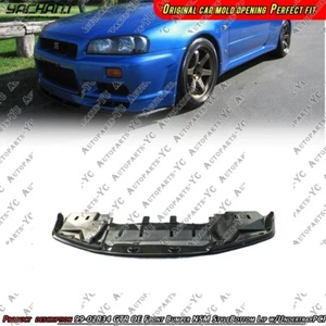 PCF For 99-02 Skyline R34 GTR OE Front Bumper NSM Style Bottom Lip w/ Undertray - Picture 1 of 14