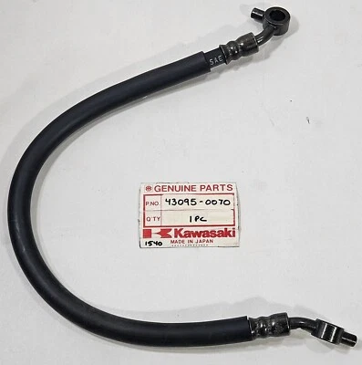 Оригинальный задний тормозной шланг из старых запасов 2005-2006 Kawasaki Ninja ZX6R ZX6RR 43095-0070 - Изображение 1 из 4