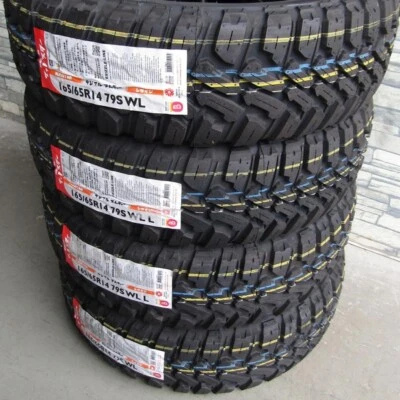 MUDSTAR RADIAL M/T 165/65R14 79S ×4 DOT Tires Snow Mud from Japan 165 65 14 Tire - Image 1 of 2