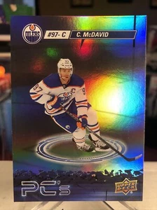 Connor McDavid 2023-24 Upper Deck PC's RARO Silver Foil SP Oilers INVESTIMENTO ⭐️ COME NUOVO - Foto 1 di 2