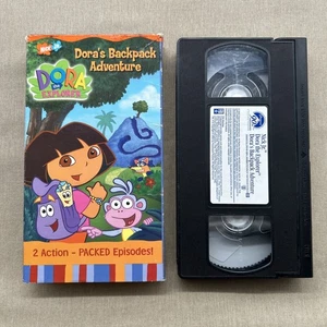 Dora the Explorer Dora's Backpack Adventures (VHS 2002 2 Ep) Nick Jr Spanish ESL - Picture 1 of 11