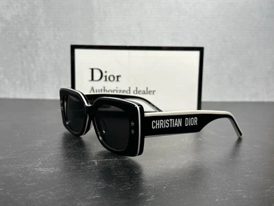 CHRISTIAN DIOR BLACK SQUARE SUNGLASSES DIORPACIFIC S1U 10A1 53MM! SHIPS TODAY! - Image 1 of 4