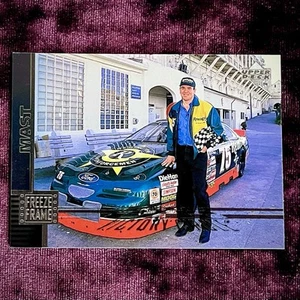 Marco de congelación Rick Mast 1998 cubierta superior lámina plateada como nuevo Remington Racing NASCAR - Imagen 1 de 2