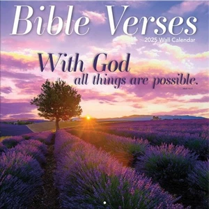 Turner Licensing, Bible Verses Photo 2025 Wall Calendar - Picture 1 of 4