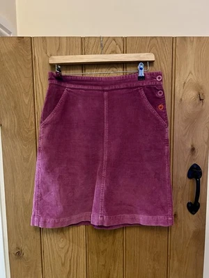 Gudrun Sjoden Cord A Linie Rock dunkelrosa Größe M - Bild 1 von 4