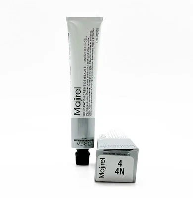 Loreal Majirel Ionene G Incell Crema Permanente Color 4/4N 1.7 OZ Foto 1 de 2