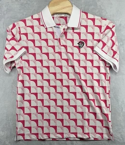 DEVEREUX Golf Pink & White Performance Polo Shirt T-Mobile Herren Gr. M Neu mit Etikett RAR - Bild 1 von 8