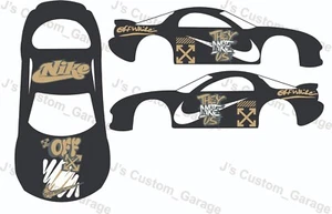 Universal Off-White 1/64 custom water slide decal Compatible for hot wheels - Picture 1 of 1