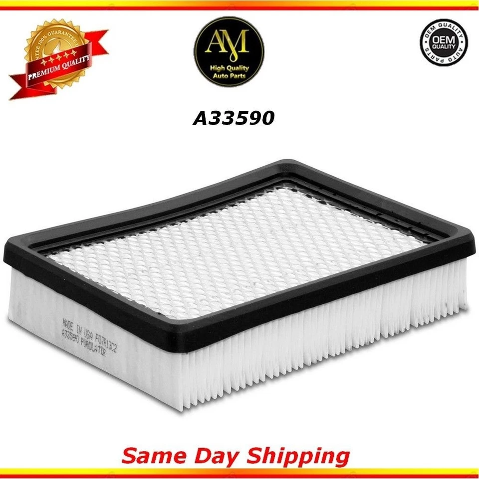 A33590 Air Filter for 86/05 Chevrolet Cavalier, Sunfire Trans Sport 2.3 3.8L - Image 1 of 1