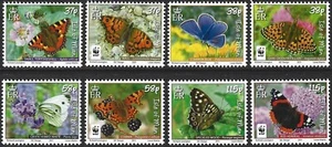 2011 Isle of Man Sg 1648/1655 The Isle of Man Butterfly Collection MNH - Picture 1 of 2